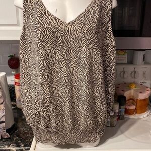 r womens Attention casual stretch sleeveless plus size knit pullover 3X